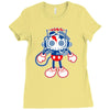 skull bolt Ladies Fitted T-Shirt