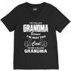 I&rsquo;m Called Grandma Because I&rsquo;m Way Too Cool To Be Called Grandma V-Neck Tee
