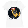 rebel cattack Ladies Fitted T-Shirt