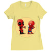 deadpool Ladies Fitted T-Shirt