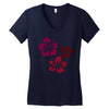 flowers Women's V-Neck T-Shirt