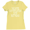 the enire cat population is my best friend Ladies Fitted T-Shirt