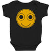 funny smiley face Baby Bodysuit