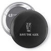 save the ales Pin-back button