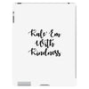 kale'em with kindness pocket iPad 3 and 4 Case