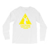 caution shapes being thrown printed Long Sleeve Shirts