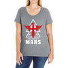 Thirty Seconds To Mars With Eagle Ladies Curvy T-Shirt