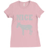 nice ass Ladies Fitted T-Shirt