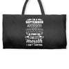 I Am A September Women Weekender Totes