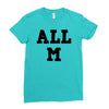 all m Ladies Fitted T-Shirt