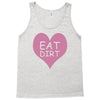 pink heart eat dirt ! t shirt   heart eat dirt graphic Tank Top