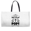 I Am One Blessed Pops Weekender Totes