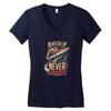 never surrender Women's V-Neck T-Shirt