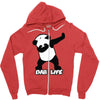 dab life Zipper Hoodie