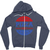pizza 2017 Zipper Hoodie