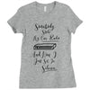 Silence (f94) Ladies Fitted T-Shirt