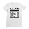 black king nutrition facts Ladies Fitted T-Shirt