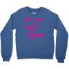 this mom hugs kiss es Crewneck Sweatshirt