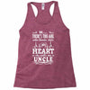 There's This Girl Who Stole My Heart She Calls Me Uncle Racerback Tank