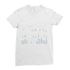 peaceful Ladies Fitted T-Shirt