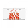 best day (2) License Plate
