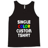 single color custom t shirt Tank Top