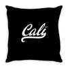 cali black logo Throw Pillow