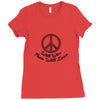 Peace (a246) Ladies Fitted T-Shirt