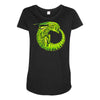 alien ouroboros Maternity Scoop Neck T-shirt