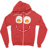 bacon and eggs Zipper Hoodie