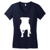 staffordshire bull Women's V-Neck T-Shirt