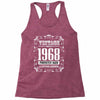 vintage made in 1968 perfectly aged a living legend Racerback Tank