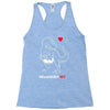 pregnant rex white and red color Racerback Tank