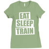 v5 eat sleep train Ladies Fitted T-Shirt