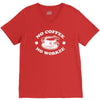 no coffee no workee V-Neck Tee
