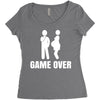 game over Women's Triblend Scoop T-shirt