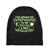 I Love Someone with Lymphoma Cancer to The Moon and Back to Infinity Baby Beanies