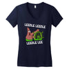 leedle leedle leedle lee Women's V-Neck T-Shirt