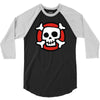 comic skull 3/4 Sleeve Shirt