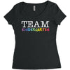 Team Kindergarten Women's Triblend Scoop T-shirt