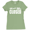 minds should never be closed Ladies Fitted T-Shirt