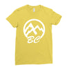 bc mountains british col Ladies Fitted T-Shirt