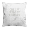 pet lover girls im one leads to another Throw Pillow