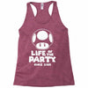 life of the party Racerback Tank