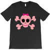 fummy pink skull long sleeve T-Shirt