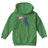 Patriotic T-Rex Youth Hoodie
