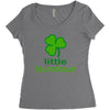 little leprechaun Women's Triblend Scoop T-shirt