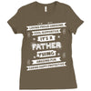 It's A Father Thing Ladies Fitted T-Shirt