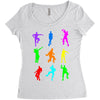 Fortnite Dance Women's Triblend Scoop T-shirt