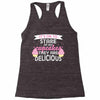 it' ok to stare at my cupcakes they are delicious Racerback Tank